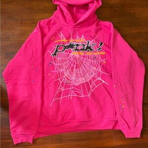 Sp5der p*nk hoodie (L)